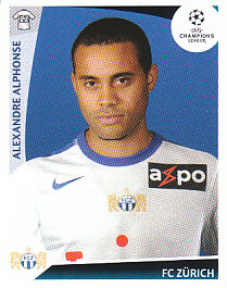 Alexandre Alphonse FC Zurich samolepka UEFA Champions League 2009/10 #206
